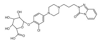 4’-Hydroxy Trazodone β-D-Glucuronide structure