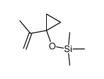 1-Trimethylsiloxy-1-isopropenyl-cyclopropan结构式