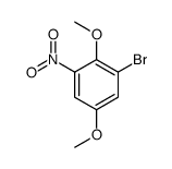 1-bromo-2,5-dimethoxy-3-nitrobenzene Structure