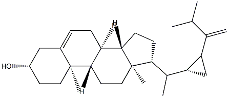 33-Norgorgosta-5,24(28)-dien-3β-ol结构式