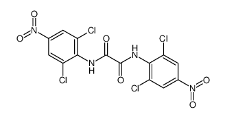 N,N'-bis(2,6-dichloro-4-nitrophenyl)oxamide结构式