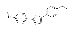 2,5-bis(4-methoxyphenyl)thiophene Structure