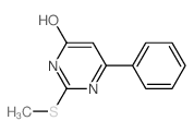 4(3H)-Pyrimidinone,2-(methylthio)-6-phenyl- Structure