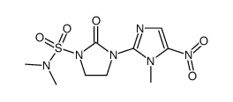 1'-methyl-5'-nitro-2-oxo-4,5-dihydro-1'H-[1,2']biimidazolyl-3-sulfonic acid dimethylamide Structure