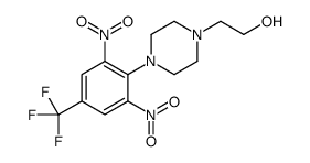 2-[4-[2,6-dinitro-4-(trifluoromethyl)phenyl]piperazin-1-yl]ethanol结构式