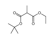 3-O-tert-butyl 1-O-ethyl 2-methylpropanedioate Structure