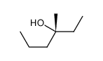 (3R)-3-methylhexan-3-ol Structure