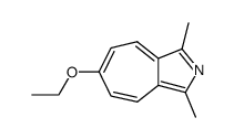 Cyclohepta[c]pyrrole, 6-ethoxy-1,3-dimethyl- (9CI) Structure
