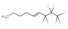 反式-1,1,1,2,2,3,3-七氟-4-壬烯结构式