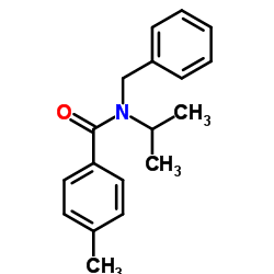 N-Benzyl-N-isopropyl-4-methylbenzamide结构式