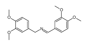 N-(3,4-dimethoxybenzyl)-N-3,4-dimethyoxybenzylimine Structure