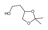 2-(2,2-dimethyl-1,3-dioxolan-4-yl)ethanol structure