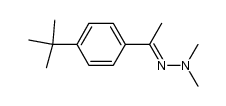4-tert.-Butyl-acetophenon-dimethylhydrazon Structure