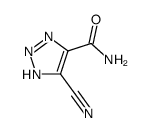 1H-1,2,3-Triazole-4-carboxamide,5-cyano-(9CI) Structure