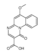6-methoxy-1-oxopyrimido[1,2-a]quinoline-2-carboxylic acid结构式