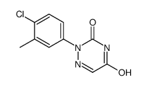 2-(4-Chloro-3-methylphenyl)-1,2,4-triazine-3,5(2H,4H)-dione structure