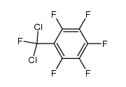 dichlorofluoromethylpentafluorobenzene Structure