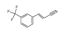 (E)-3-[3-(trifluoromethyl)phenyl]acrylonitrile Structure