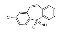 2-chloro-5,5-dihydro-5-imino-dibenzo[b,f]thiepine-5-oxide Structure