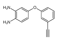 4-(3-ethynylphenoxy)benzene-1,2-diamine结构式