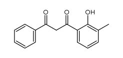 1-(2'-hydroxy-3'-methylphenyl)-3-phenylpropan-1,3-dione Structure