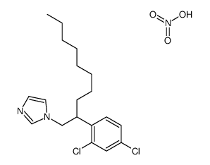 1-[2-(2,4-dichlorophenyl)decyl]imidazole,nitric acid结构式
