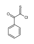 Benzeneethanethioyl chloride, alpha-oxo- (9CI) Structure