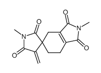 2,1'-dimethyl-4'-methylene-6,7-dihydro-4H-spiro[isoindole-5,3'-pyrrolidine]-1,3,2',5'-tetraone Structure