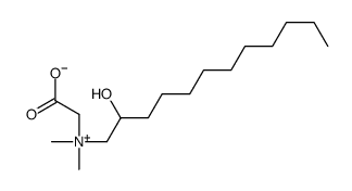 2-[2-hydroxydodecyl(dimethyl)azaniumyl]acetate Structure