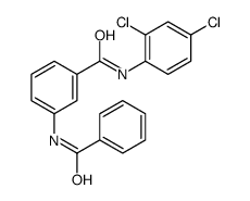 3-benzamido-N-(2,4-dichlorophenyl)benzamide结构式