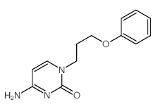 4-amino-1-(3-phenoxypropyl)pyrimidin-2-one结构式