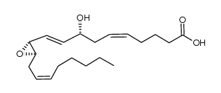 8-hydroxy-11,12(S,S)-epoxyeicosa-5,14(Z),9(E)-trienoic acid Structure