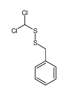 (dichloromethyldisulfanyl)methylbenzene结构式