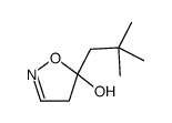 5-(2,2-dimethylpropyl)-4H-1,2-oxazol-5-ol结构式