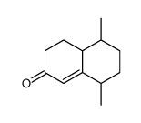 5,8-dimethyl-4,4a,5,6,7,8-hexahydro-3H-naphthalen-2-one结构式