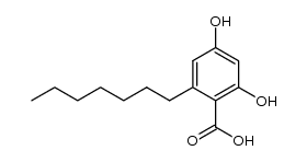 sphaerophorolcarboxylic acid Structure