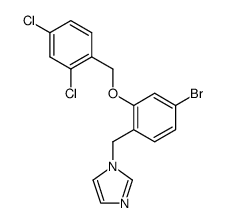 1-[4-bromo-2-(2,4-dichloro-benzyloxy)-benzyl]-1H-imidazole结构式