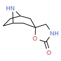 Spiro[8-azabicyclo[3.2.1]octane-3,5-oxazolidin]-2-one (9CI)结构式