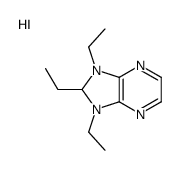 1,2,3-triethyl-1,2-dihydroimidazo[4,5-b]pyrazin-1-ium,iodide结构式