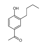 1-(3-butyl-4-hydroxyphenyl)ethanone结构式