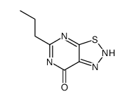 5-propyl-2H-thiadiazolo[5,4-d]pyrimidin-7-one Structure