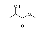 Propanethioic acid, 2-hydroxy-, S-methyl ester (9CI)结构式