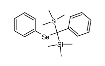 α,α-Bis-(trimethylsilyl)benzyl-phenylselenid结构式