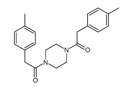 2-(4-methylphenyl)-1-[4-[2-(4-methylphenyl)acetyl]piperazin-1-yl]ethanone结构式