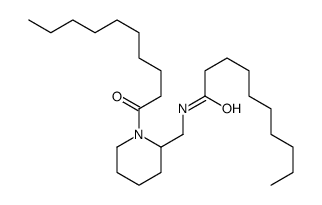 N-[(1-decanoylpiperidin-2-yl)methyl]decanamide结构式