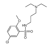5-chloro-N-[3-(diethylamino)propyl]-2-methoxybenzenesulfonamide Structure