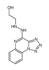 2-(N'-tetrazolo[1,5-c]quinoxalin-5-yl-hydrazino)-ethanol结构式