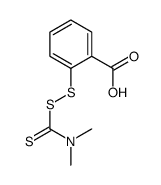 2-(dimethylcarbamothioyldisulfanyl)benzoic acid结构式