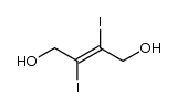 (E)-2,3-diiodobut-2-ene-1,4-diol Structure