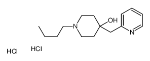 1-butyl-4-(pyridin-2-ylmethyl)piperidin-4-ol,dihydrochloride Structure